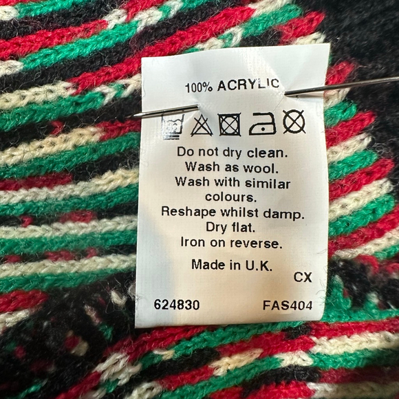 Chelsea Girl Rose Knit Sweater | Y2K Floral Crop | Made in U.K. | US 8 / UK 12 - Picture 8 of 9